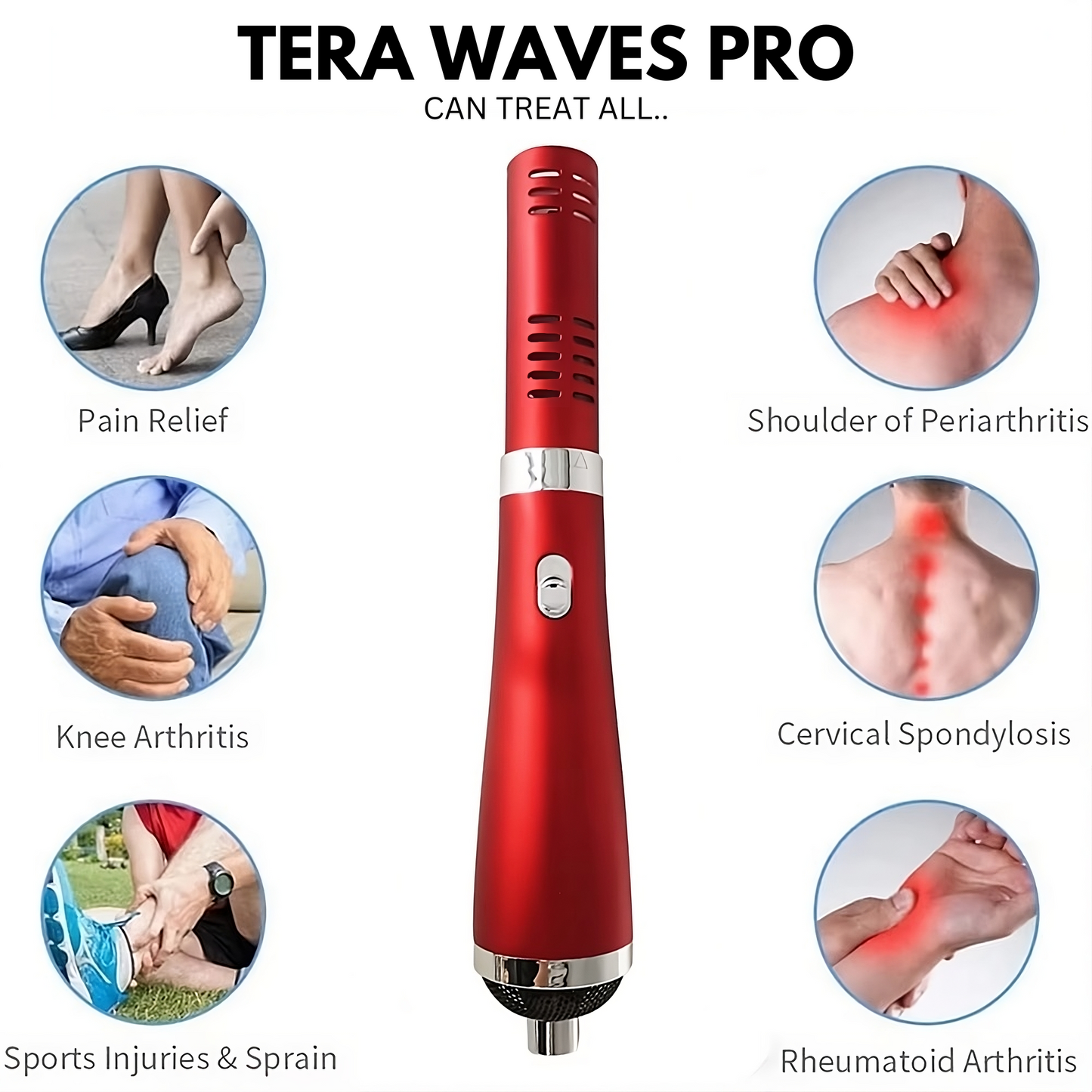 Tera Waves Pro™ | All in One at Home Therapy Device